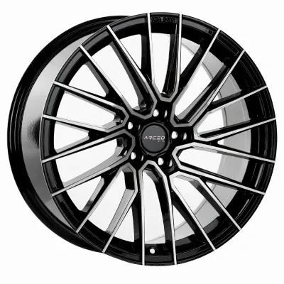 Arceo stars ASW02 45 BP könnyűfém kerékt. 8.5 x 19 / 5 x 112 ET45 CB73.1 Fekete polír