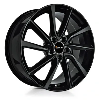Avus AC-518 48 könnyűfém kerékt. 8 x 18 / 5 x 112 ET48 CB66.6 Fekete