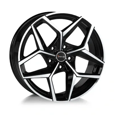 Avus AC-523 44 BP könnyűfém kerékt. 7.5 x 18 / 5 x 114.3 ET44 CB73.1 Fekete polír