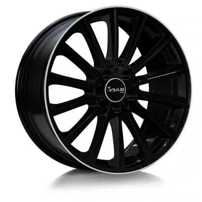 Avus AC-M07 50 BL/DL könnyűfém kerékt. 8.5 x 20 / 5 x 112 ET50 CB66.6 Fekete polír