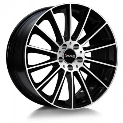 Avus AC-M07 BP 8.5 x 19 / 5 x 112 ET45 CB66.6 Fekete polír