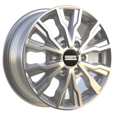 Fondmetal PRO2 (8600) 7 x 17 / 6 x 120 ET48 CB74.5 GLOSSY BLACK MACHINED