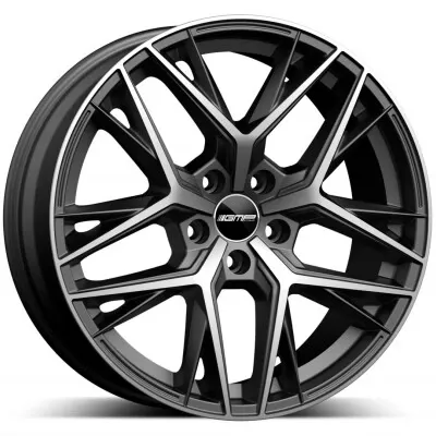 Gmp Lunica 45 GP könnyűfém kerékt. 7.5 x 18 / 5 x 108 ET45 CB73.1 Antracit polír