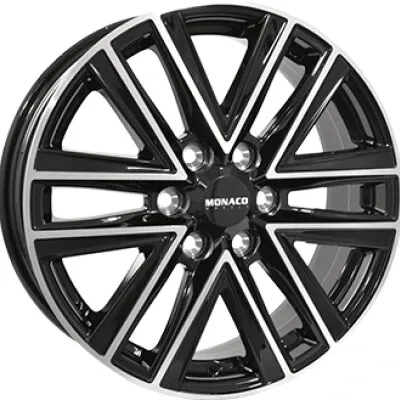 Monaco wheels VT1 49,5 BP könnyűfém kerékt. 6.5 x 16 / 6 x 120 ET49 CB74.5 Fekete polír