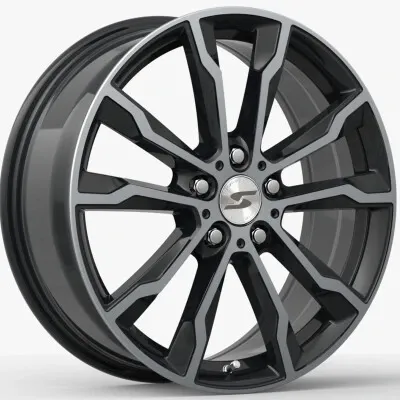 Silverline Omaha 33 BP könnyűfém kerékt. 7 x 18 / 5 x 108 ET33 CB65.1 Fekete polír