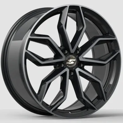 Silverline Sidney 35 BP könnyűfém kerékt. 7.5 x 19 / 5 x 114.3 ET35 CB73.1 Fekete polír
