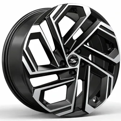 Silverline Toledo 40 BP könnyűfém kerékt. 7 x 17 / 5 x 112 ET40 CB66.6 Fekete polír